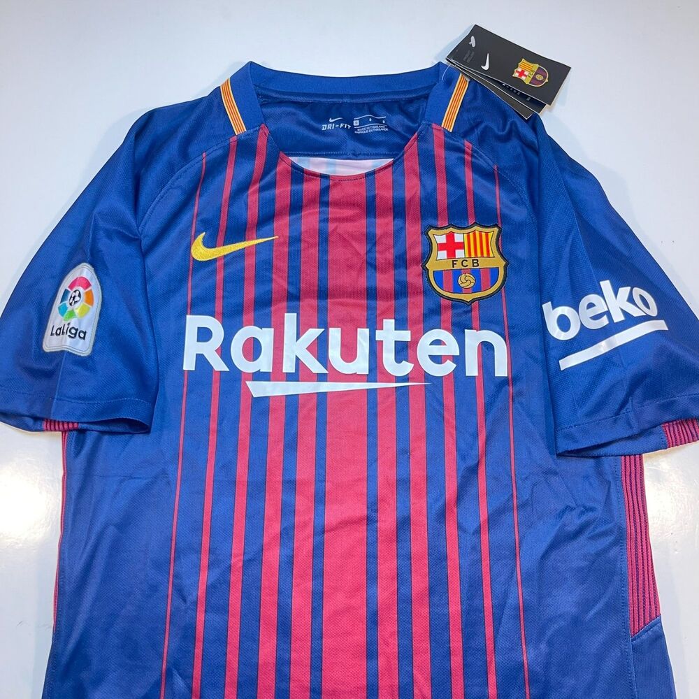 NEW NWT Nike FC Barcelona 2017 Home Soccer Jersey Sz Mens S Rakuten